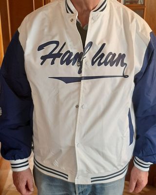 Chaqueta universitaria bomber