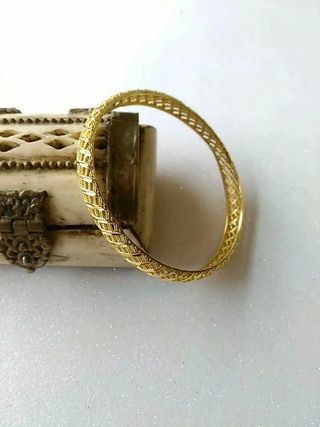 Pulsera India chapada oro 18K. Nueva