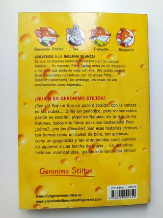 3 libros de Geronimo Stilton