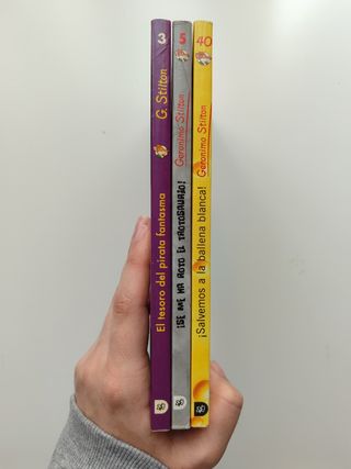 3 libros de Geronimo Stilton