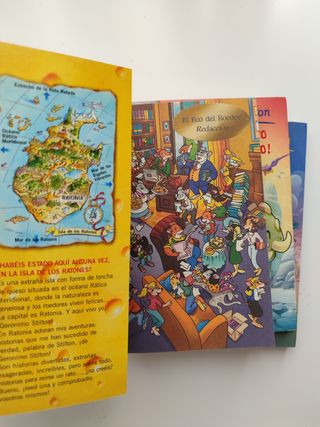 3 libros de Geronimo Stilton