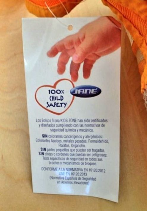 Trona bolso de viaje Jane Kids Zone a estrenar