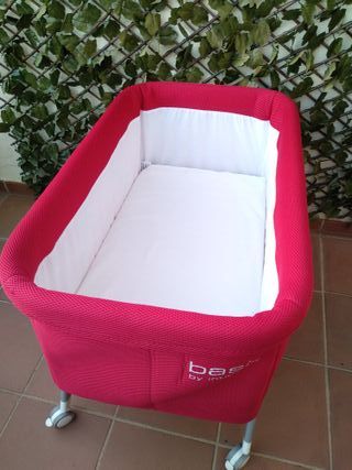Mini cuna Basic by Interbaby roja
