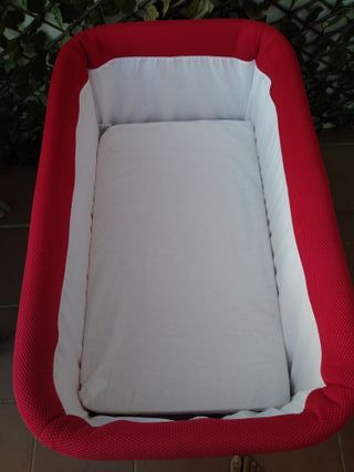 Mini cuna Basic by Interbaby roja