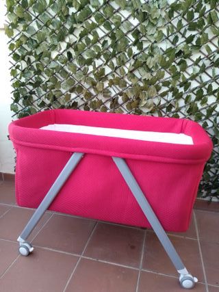 Mini cuna Basic by Interbaby roja
