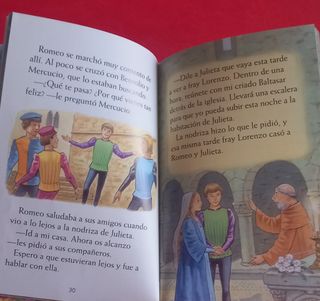 Libro infantil Romeo y Julieta