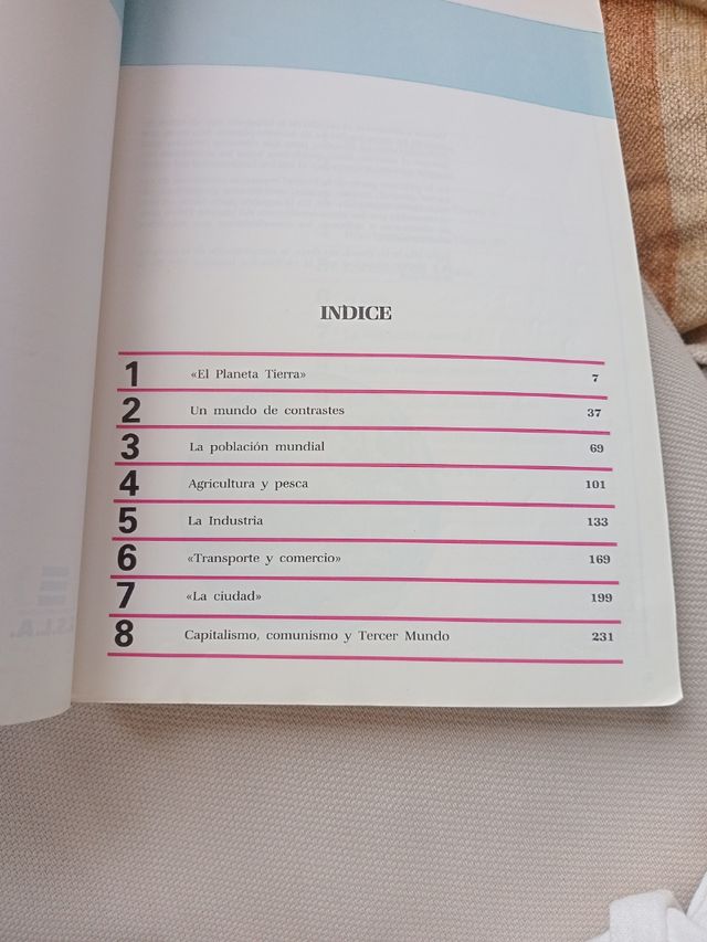 Libro de texto geografía segundo curso