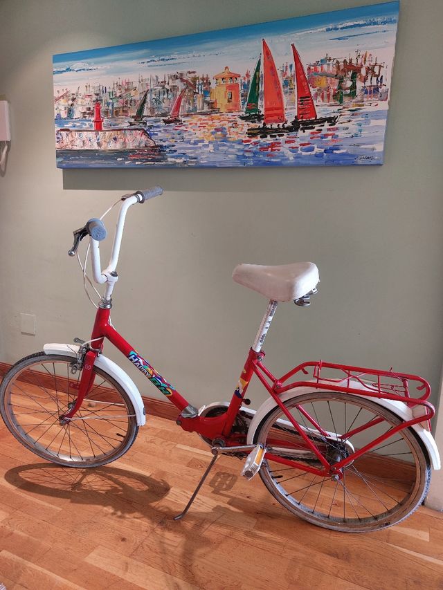 BICICLETA adulto BH Happy retro ROJA de segunda mano por 65 EUR en - Technical View