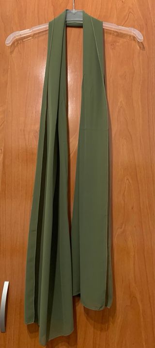 VESTIDO LARGO VERDE FIESTA