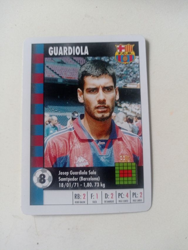 Cromo de Guardiola 1995