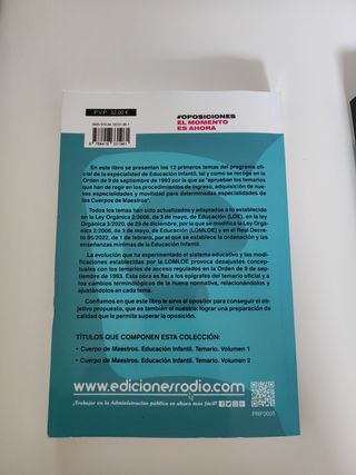 Educación infantil. Maestros