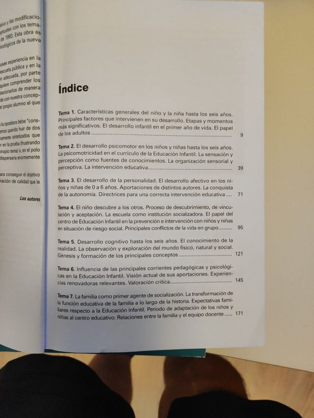 Educación infantil. Maestros