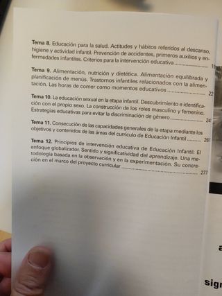 Educación infantil. Maestros