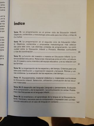 Educación infantil. Maestros