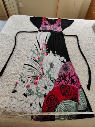 Vestido largo evasé