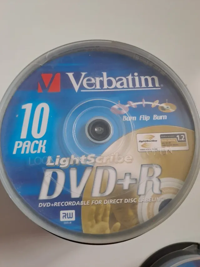 49 DVD+R 4.7GB x16 LightScribe con sobres