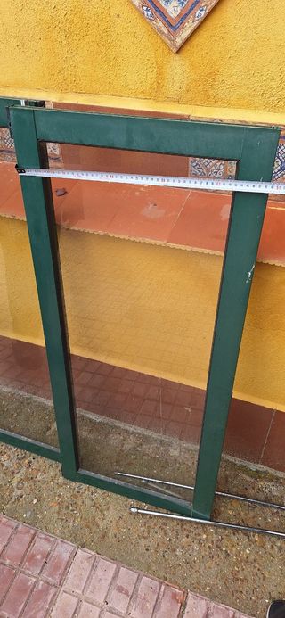Ventanas de aluminio verde