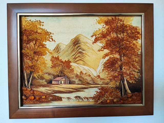 Quadro con pietre dure - Origine Ucraina