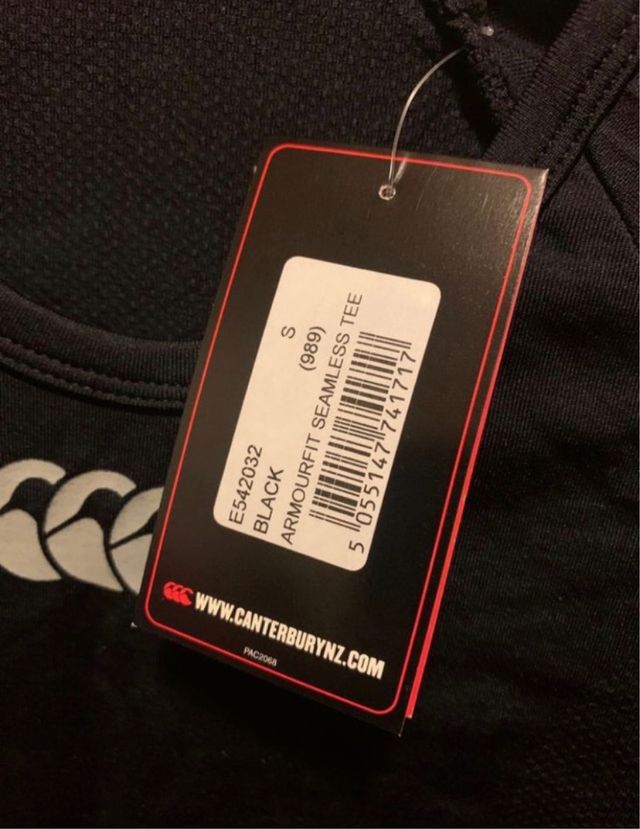 Camiseta Térmica Canterbury Talla S Negro