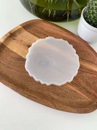 SET - 5pz vassoio + sottobicchieri in resina