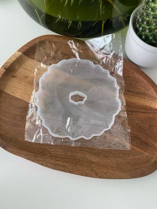 SET - 5pz vassoio + sottobicchieri in resina