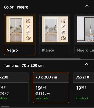 Mosquitera puerta magnética