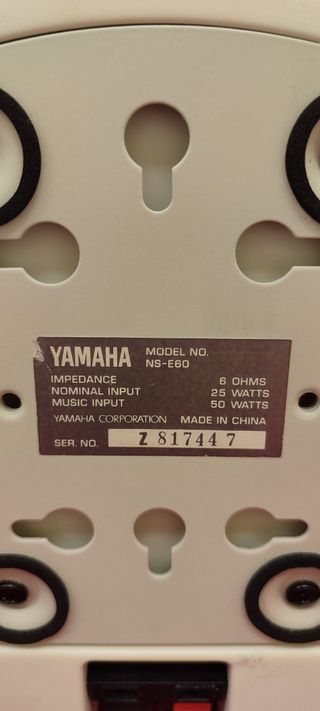 2 ALTAVOCES YAMAHA NS-E60 USADOS AÑOS 90