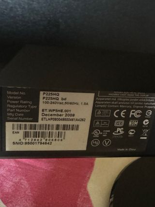 Monitor Pc 21.5”