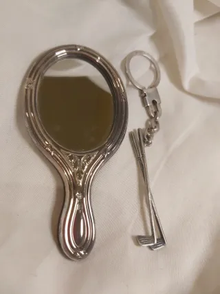 Lote de objetos de plata para bolso