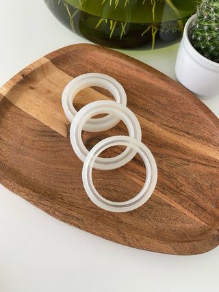 SET - 6 stampi bracciali in resina epossidica