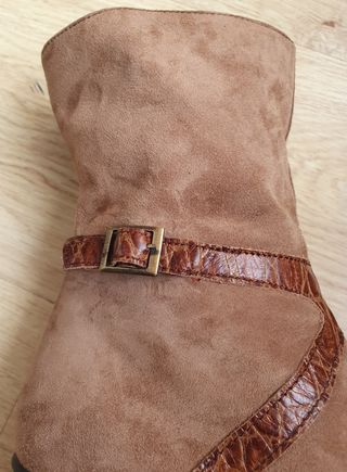 Botines de tacón n°38