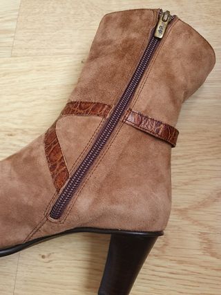 Botines de tacón n°38