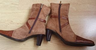 Botines de tacón n°38