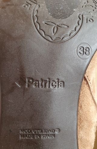Botines de tacón n°38