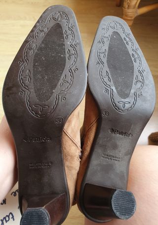 Botines de tacón n°38