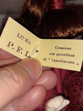 Set Capodimonte 2 bambole da collezione