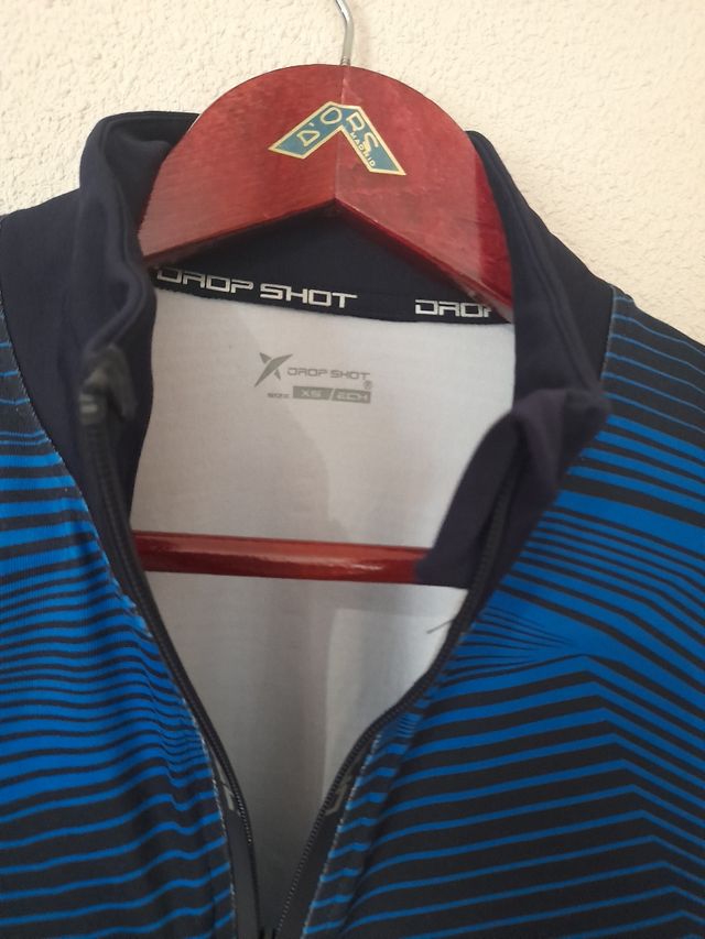 Sudadera cremallera padel  drop shot
