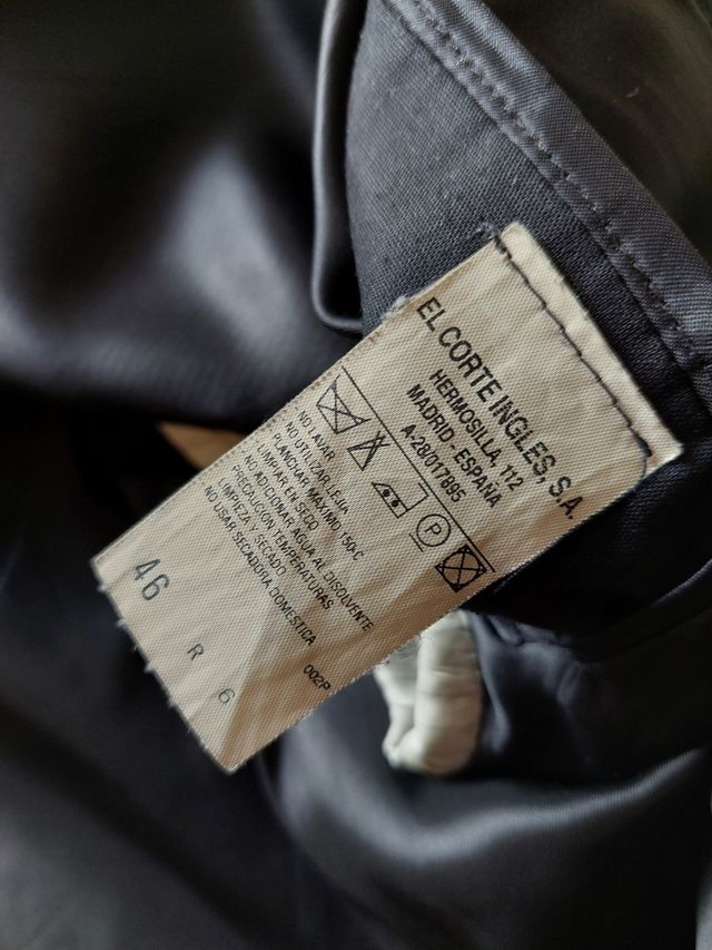 Chaqueta americana gris