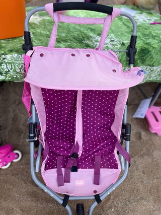 Carrito gemelar muñecas