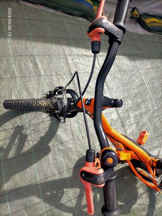 Bici B'twin 500 robot 16" naranja Perfecto estado