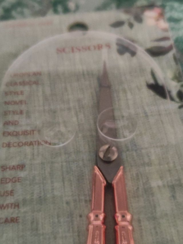 Tijeras Rosa estilo Vintage