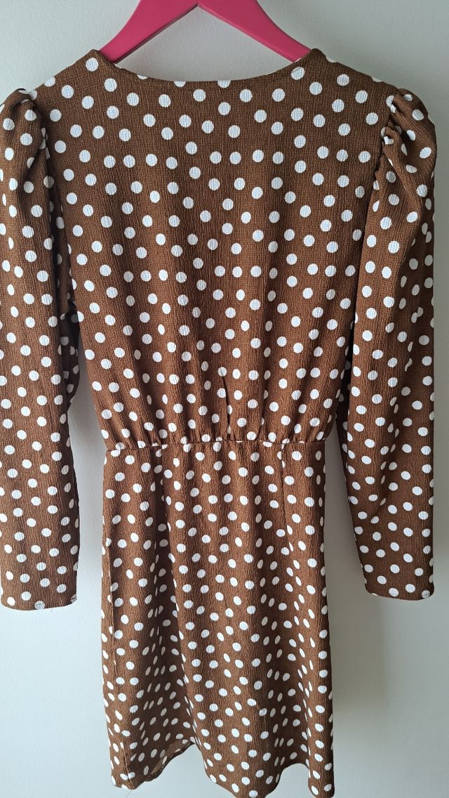 Vestido lunares Mango