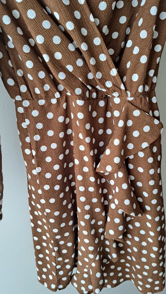 Vestido lunares Mango