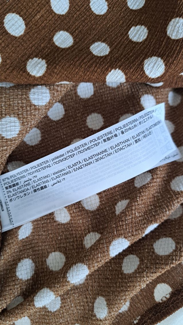 Vestido lunares Mango