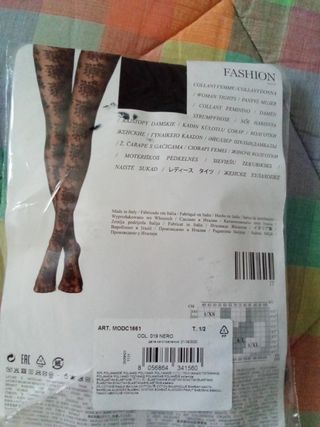 Collant pizzo di rose