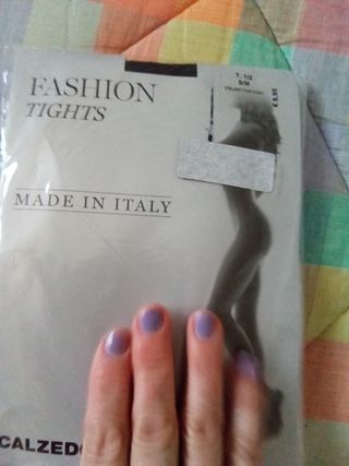 Collant pizzo di rose