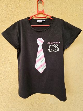 Camiseta "Hello Kitty" -ORIGINAL- Blanca Mujer