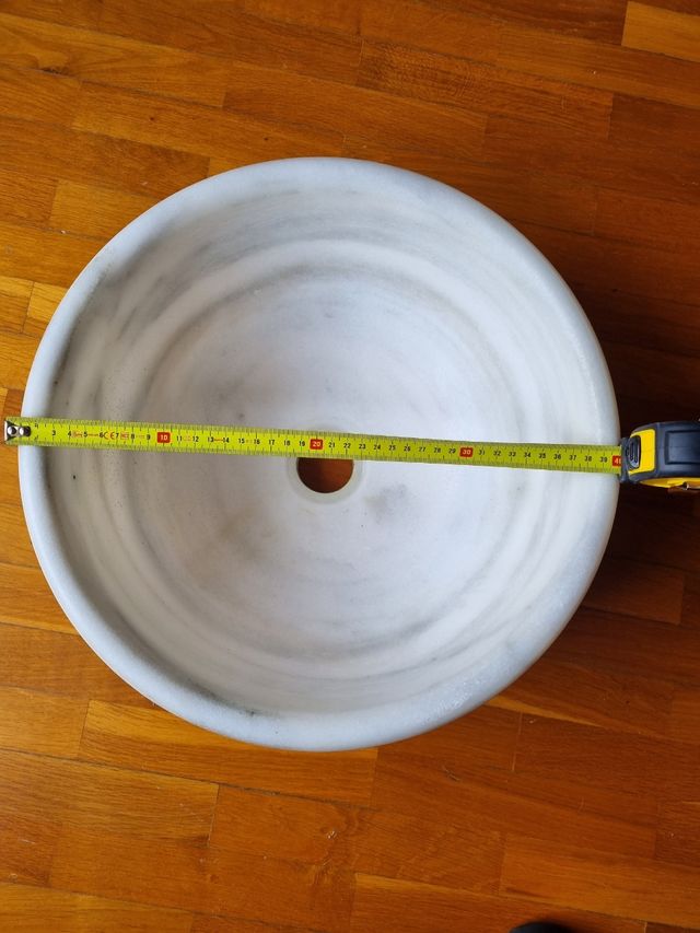 Fregadero redondo mármol