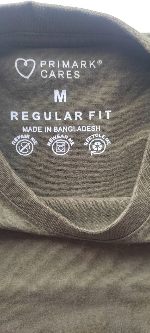 camiseta mediana verde manga corta cuello redondo