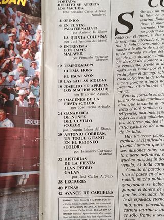 Revista Toros'92 Núm.57 d.l.1989